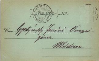 1898 (Vorläufer) Temesvár, Timisoara; Losonczy tér, templom / square, church (EK)