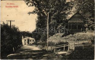 Szováta, Sovata; Fő sétány. Schuster Emil kiadása / spa, main promenade (EK)