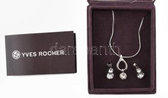 Yves Rocher nyaklánc Swarovski kristállyal, tanúsítvánnyal díszdobozban