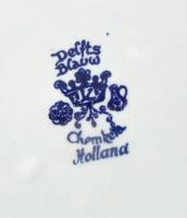 Delft falitál. Matricás, jelzett, hibátlan d: 30 cm