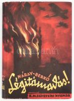 vitéz Náray Antal - ifj. vitéz Berkó István: Légitámadás! Bp., 1936, Kir. Magyar Egyetemi Nyomda. Kiadói egészvászon kötés, eredeti papír védőborítóval, egyébként jó állapotban.