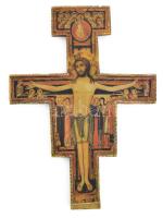 Utolsó vacsora jelenettel bronz medál, hibátlan, jelzés nélkül, 7,5x7,5 cm