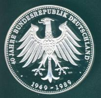 Németország 1989. "John F. Kennedy Berlinben" Ag 20g emlékérem T:PP