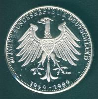 Németország 1989. "ENSZ" Ag 20g emlékérem T:PP