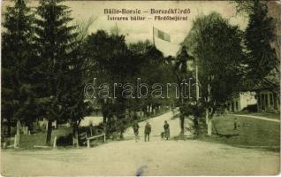 Borszék-fürdő, Baile Borsec; Fürdőbejárat. J. Eisig Nr. 35. 1925. / spa entry / Intrarea bailor (fl)