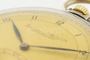 IWC Schaffhausen fém tokos zsebóra jelzett számlap, jelzett szerkezet. d: 48 mm