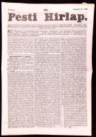 1842 Pesti Hírlap 179. sz. Septemb. 18. 1842. Szerk.: Kossuth Lajos. Pest, Landerer Lajos, javított gerinccel, hajtásnyommal, 663-670 p. Benne korabeli hírekkel, érdekes írásokkal, korabeli reklámokkal, gőzhajómenetrendekkel, gabonaárakkal.