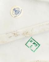 Italozó szegénylegények porcelán figura, szignóval és jelzéssel, hibátlan, m: 24,5 cm