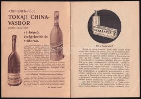 cca 1920 Kriegner-féle Reparator, képes tájékoztató és reklámprospektus, a borítón Pólya Tibor (1886...