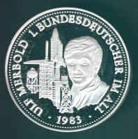 Németország 1989. "Ulf Merbold" Ag 20g emlékérem T:PP