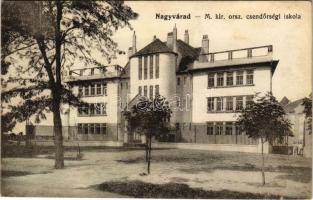 Nagyvárad, Oradea; M. kir. orsz. csendőrségi iskola / gendarme school (fa)