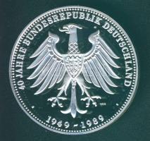 Németország 1989. "Az NSZK alapítása" Ag 20g emlékérem T:PP