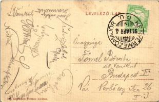 1911 Esztergom-Tábor, látkép. Kaufmann Ferenc kiadása (fl) + "KENYÉRMEZŐMAJOR P.U."