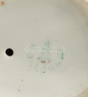 Hollóházi porcelán mókus, kézzel festett, jelzett, hibátlan, m: 14 cm