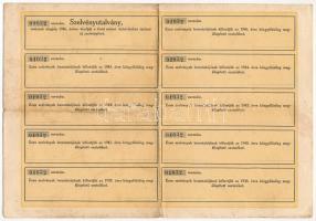 Nagykáta 1939. "Nagykátai Tejszövetkezet" rendes üzletrésze 10P értékben, "01032"...