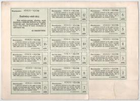 Budapest 1923. "Kissling Rudolf és Fia Csillár és Bronzárugyár Részvénytársaság" 25db rész...