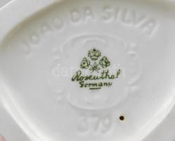 Rosenthal porcelán kacsa figura, kézzel festett, jelzett, egészen apró kopással, m: 11 cm