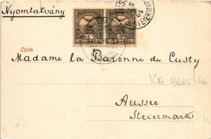 1904 Rajecfürdő, Rajecké Teplice; Tó részlet / Teich / lake, spa (kis szakadás / small tear)