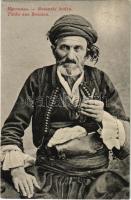 Bosanski hodza / Türke aus Bosnien / Török férfi Boszniából. Divald Károly 2152-1909. / Turkish folklore from Bosnia