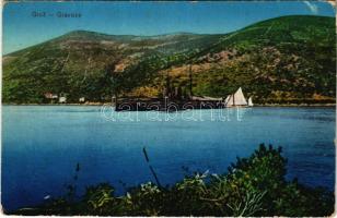 Gruz, Gravosa; Osztrák-Magyar Haditengerészet hadihajója / K.u.K. Kriegsmarine / WWI Austro-Hungarian Navy warship (EK)