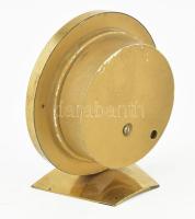 Fischer asztali barométer, fém, műanyag, kopásnyomokkal, m: 11,5 cm