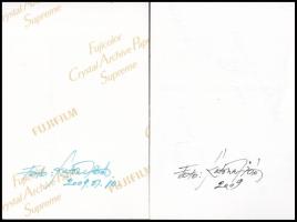 2009 Fotók egy magyar szépségversenyről, 4 db, Katona Miklós fotóművész aláírásával, 10×15 cm
