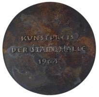 NDK 1964. "Halle Város Művészeti Díja 1964" kétoldalas bronz emlékérem (89mm) T:XF patina
...
