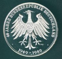 Németország 1989. "Hans-Dietrich Genscher" Ag 20g emlékérem T:PP