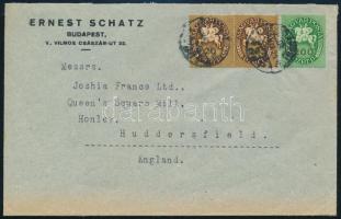 1946 (10. díjszabás) Levél Lovasfutár 2 x 20 ezer P + 200 ezer P bérmentesítéssel