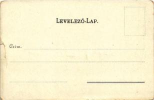 Balatonfüred, Balatoni részlet yachtok és csónakokkal. Köves és Boros kiadása (b)