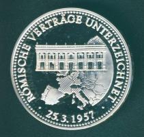 Németország 1989. "Római szerződés" Ag 20g emlékérem T:PP