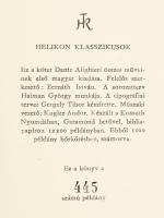 Dante összes művei. Szerk., a szöveget gondozta és az utószót írta: Kardos Tibor. Fordították Babits...