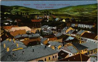 Bártfa, Bardiov, Bardejov; kilátás a templom tornyából / Aussicht vom Kirchturm / general view from the church tower