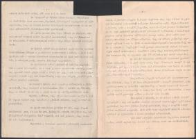 1942 Beszámoló-jelentés a második bécsi döntés után visszatért Kolozsvár városába tett tanulmányútró...