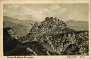 Csukás, Tészla, Krähenstein, Ciucas (Erdélyi Kárpátok, Siebenbürgische Karpathen); Csukás. Jos. Drotleff Nr. 369. / mountain (EK)