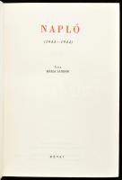 Márai Sándor: Napló. (1943-1944.) Bp.,(1945.),Révai,505 p. Első kiadás. Kiadói félvászon-kötésben, kissé kopott borítóval, tollas aláhúzásokkal, bejelölésekkel.