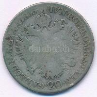 1833B 20kr Ag "I. Ferenc" T:F ph. Hungary 1833B 20 Kreuzer Ag "Franz I" C:F edge...