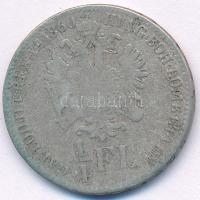 1860B 1/4Fl Ag "Ferenc József" T:F patina
Adamo M12