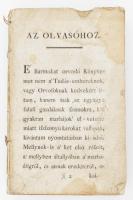 Tolnay Sándor: Barmokat orvosló könyv, mellyet a' köz-jóknak hasznára ki-botsátott ~ Pesten, 1795. Füskúti Landerer Mihály ny. 14)+309+(2)p.+ 2 kihajt. mell (a 3 ból) Rézmetszetű címkép hiányzik, kötés nélkül.