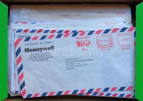 110db gépi bélyegzésű főleg francia, belga, és holland levél sok légiposta