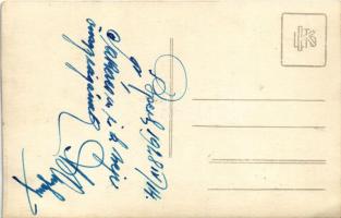 1928 Budapest, kerékpározó férfi, bicikli / man riding a bicycle. photo (vágott / cut)