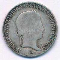 1843B 20kr Ag "V. Ferdinánd" T:VF,F patina Hungary 1843B 20 Kreuzer Ag "Ferdinand V" C:VF,F patina Huszár:2081., Unger III.: 1419.