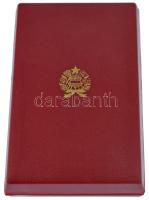 1964. "A Haza Szolgálatáért Érdemérem arany fokozat" zománcozott aranyozott bronz kitüntet...