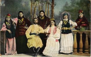 1916 Sarten-Typen aus dem zentral-asiatischem Gebiete Rußlands / Russian folklore from the Central Asian regions (ázott sarok / wet corner)