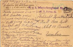 1917 "In Treue fest" K.u.K. I.R. Galgotzy No. 71. Zu gunsten des Invalidenfondes des k.u.k...