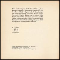 Babits Mihály: Jónás könyve. Kádár György 9 oldalszámozáson belüli egészoldalas illusztrációival. Bp...