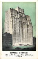 New York, Hotel Edison, 46th to 47th Street just West of Broadway