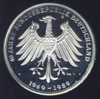 Németország 1989. "Theodor Heuss" Ag 20g emlékérem T:PP