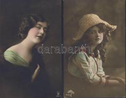 Szép hölgyek, gyerekek 22db háború előtti