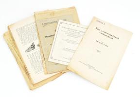 Állattenyésztéstan. IV. kötet. A sertés tenyésztése. 1928 Bp. Dr. Schandl József. 46 képpel és ábrákkal, táblázatokkal, továbbá 13 sertéstenyésztés témával kapcsolatos korabeli kiadvány.